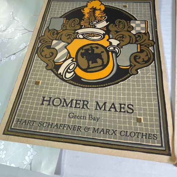 Vintage Ephemera Homer Mae’s clothing store measurements. - Picture 2 of 11